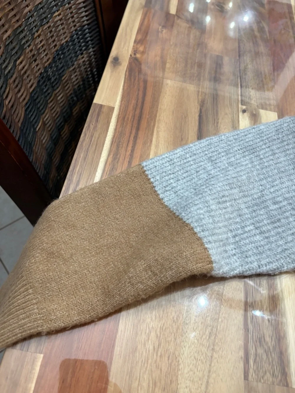 Vici cozy colorblock